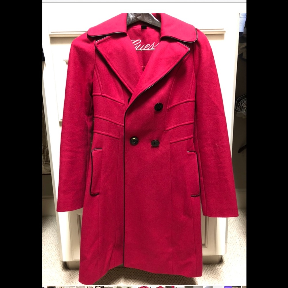Fuchsia Pink Guess Coat XS